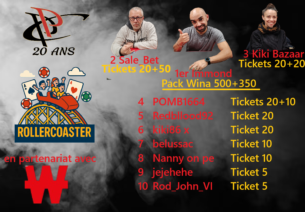 RESULAT FINAL ROLLERCOASTER