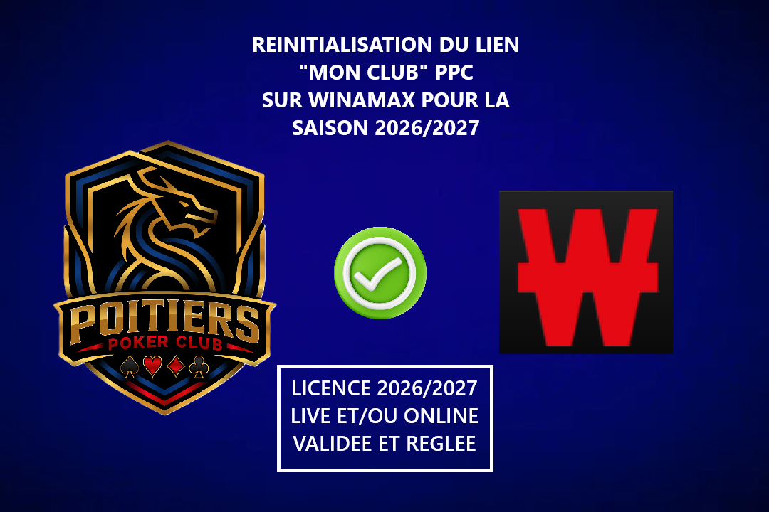 REINITALISATION LIEN MON CLUB SUR WINAMAX