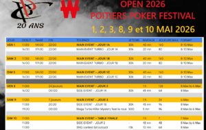 OPEN 2026 - POITIERS POKER FESTIVAL