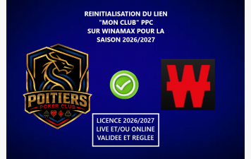 REINITALISATION LIEN MON CLUB SUR WINAMAX