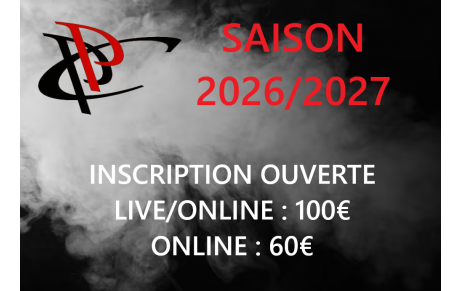 INSCRIPTION PPC SAISON 2026/2027